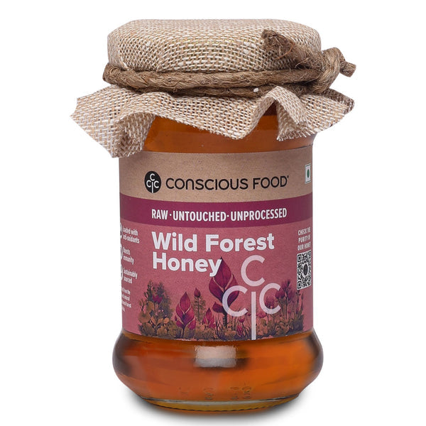 CONSCIOUS FOOD WILD FORESH HONEY RAW NATURAL 500 GM
