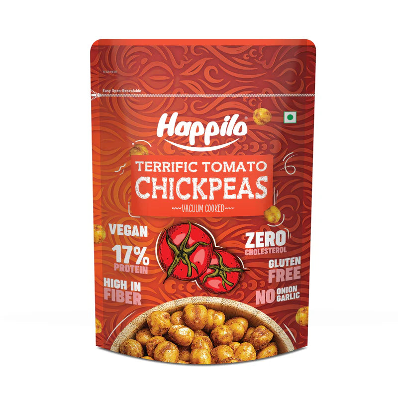 HAPPILO TERIFIC TOMATO CHICKPEAS 110 GM