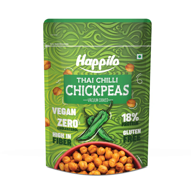 HAPPILO THAI CHILLI CHICKPEAS 110 GM