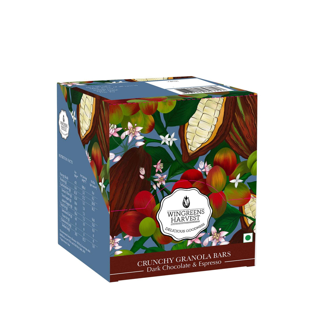MONSOON HARVEST GRANOLA BAR DARK CHOC N ESPRESSO 40 GM