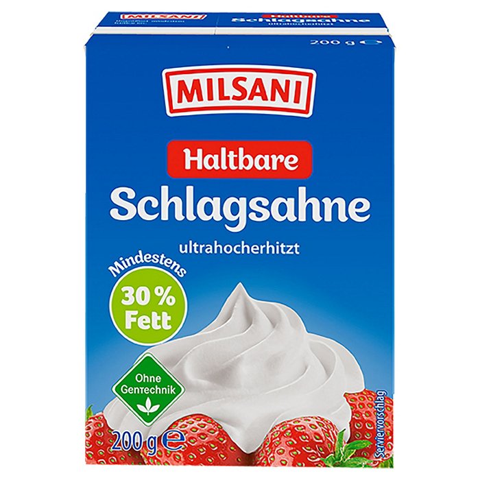 MILSANI HALTBARE SCHLAGSAHNE 200G
