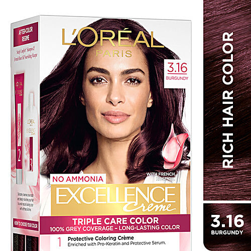 LOREAL PARIS COLOR BURGUNDY 3.16 100G