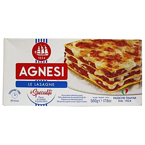 AGNESI LE LASAGNE PASTA 500 GM
