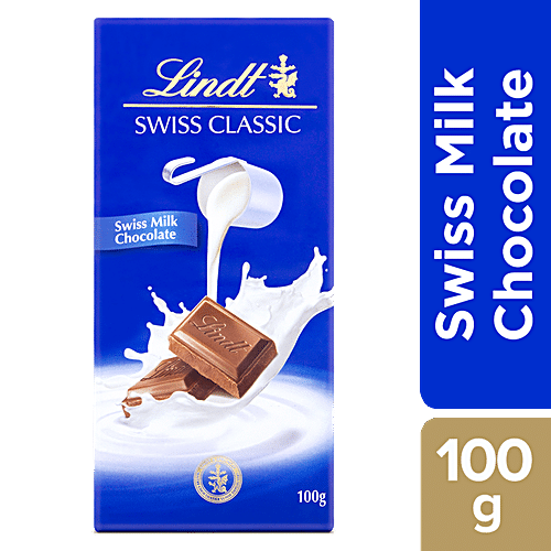 LINDT SWISS CLASSIC MILK CHOCLATE 100 G M