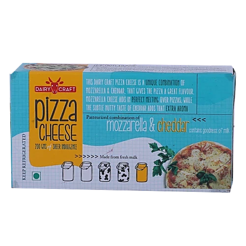DAIRY CRAFT PIZZA CHEESE 200 GM