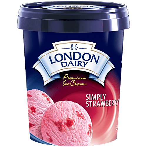 LONDON DAIRY ICE CRM SIMPLY STRAWBERRY 500ML