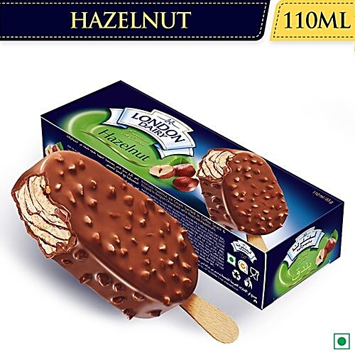 LONDON DAIRY ICE CRM HAZELNUT 110ML