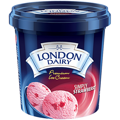 LONDON DAIRY ICE CRM SIMPLY STRAWBERRY125ML
