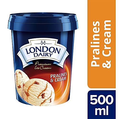 LONDON DAIRY ICE CRM PRALINE CREAM 500ML
