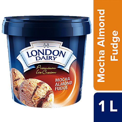 LONDON DAIRY ICE CRM MOCHA ALMOND 1LTR