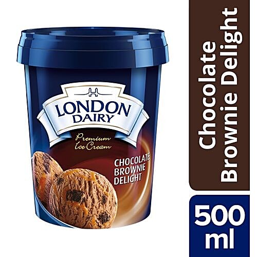 LONDON DAIRY ICE CRM CHOCO BROWNIE500ML