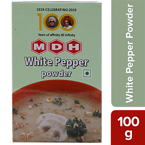 MDH WHITE PEPPER POWDER 100 GM