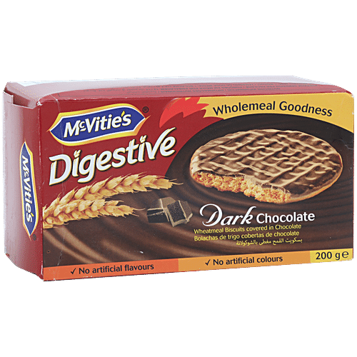 MCVITITES DIGESTIVE DARK CHOCOLATE 200GM