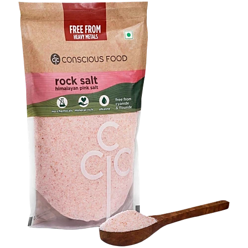 CONSCIOUS FOOD ROCK SALT, 500G
