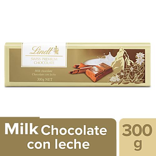 LINDT CHOCO SWISS PREM MILK BR 300G