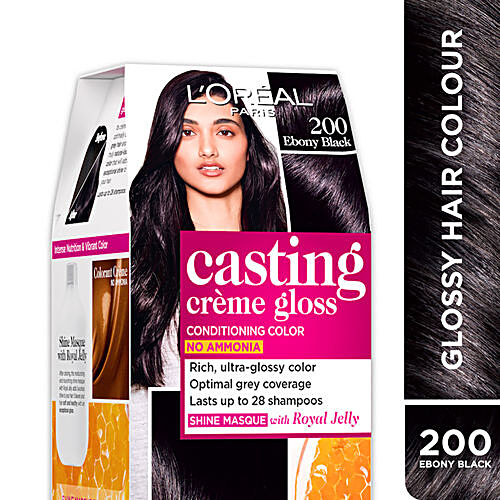 LOREAL PARIS CONDITIONING COLOR EBONY BLACK 200 87.5G
