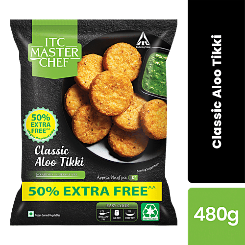 ITC MASTER CHEF CLASSIC ALOO TIKKI 480 GM