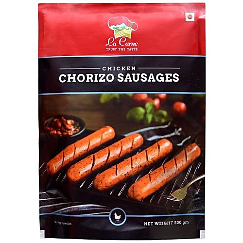 LA CARNE CHICKEN CHORIZO SAUSAGE500 GM