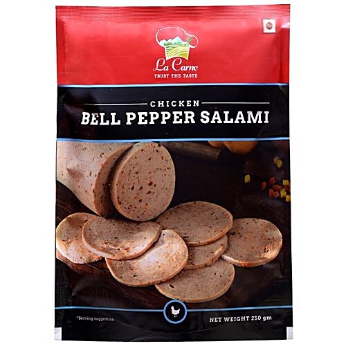 LA CARNE CHICKEN BELL PEPPER SALAMI250 GM