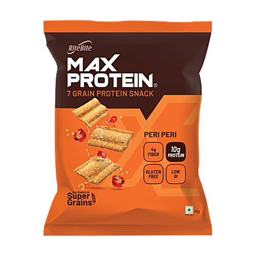 RITEBITE MAX PROTEIN PERI PERI SNACK 60G
