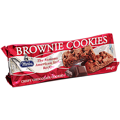 MERBA BROWNIE COOKIES CRISPY CHOCOLATE COOKIES