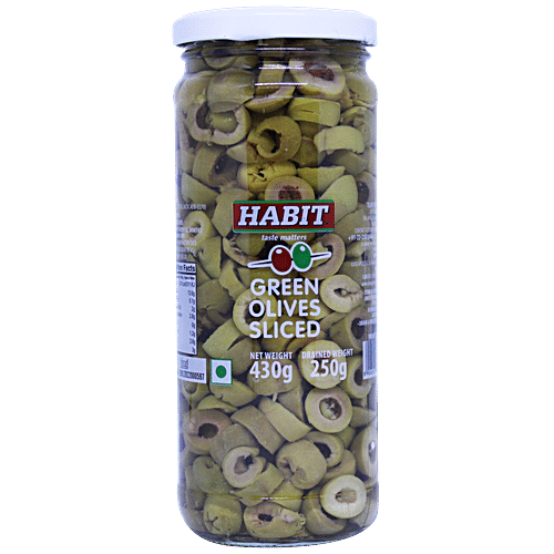 LUXEAPERS GREEN OLIVES SLICED