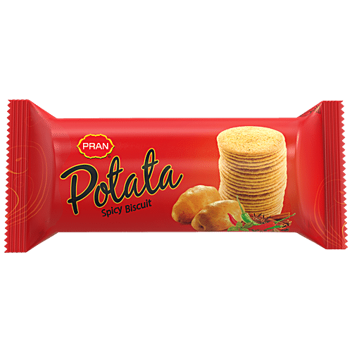PRAN POTATO SPICY BISCUITS 75 GM