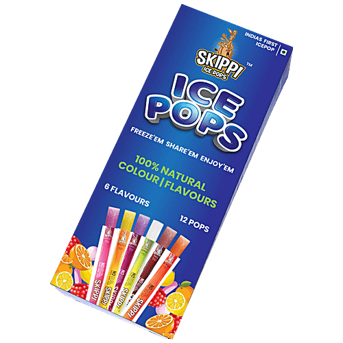 SKIPPI ICE POPS 12 POPS *70 ML 6 FLAVOUR
