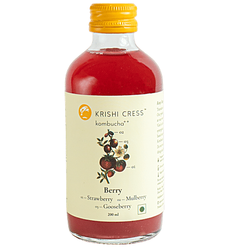 KRISHI CRESS BERRY KOMBUCHA 200 ML