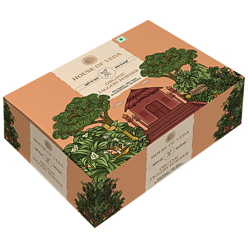 HOUSE OF VEDA ORG. JAGGERY POWDER 50N*5G=250 GM