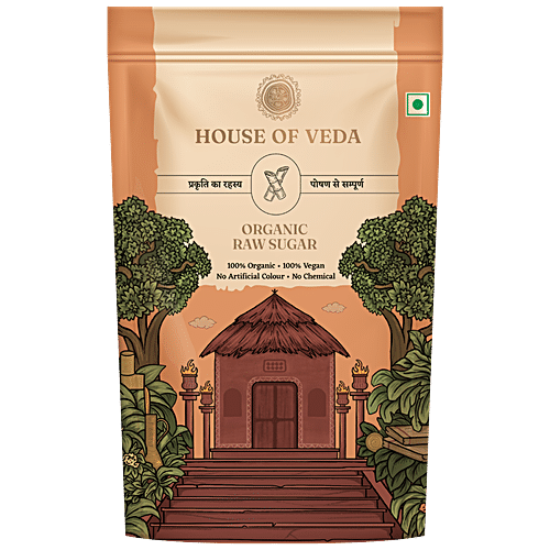 HOUSE OF VEDA ORGANIC RAW SUGAR 250GM