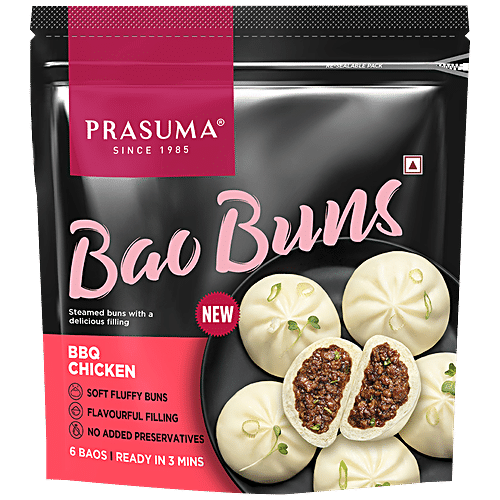 PRASUMA BAO BUNS BBQ CHICKEN 6 BAOS