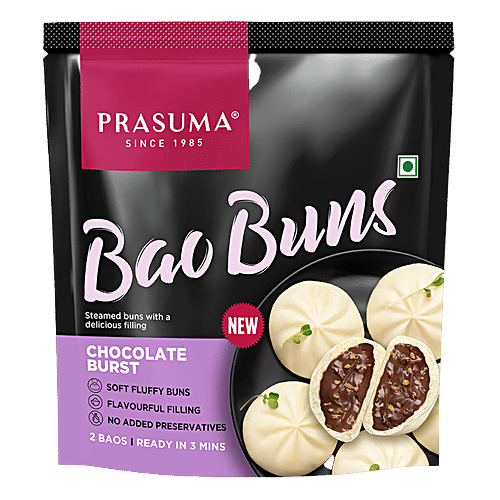 PRASUMA BAO BUNS CHOCLATE CRUNCH 100 GM