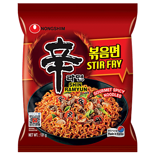 NONGSHIM STIR FRY SHIN RAMYUN NOODLES 131 GM
