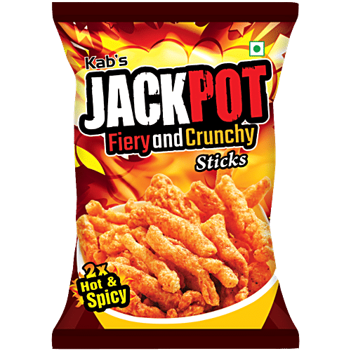 JACKPOT FIERY N CRUNCHY STICKS 2X HOT SPICY 80 GM
