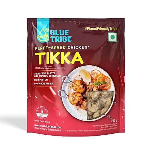 BLUE TRIBE PLANT BASED CHICKEN TIKKA 250 GM