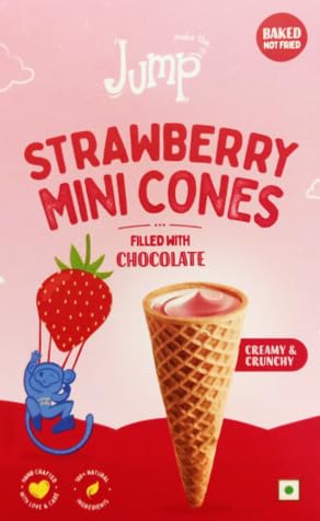 MAKE THE JUMP MINI CONE STRAWBERRY
