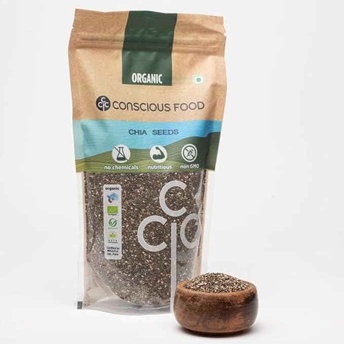 CONSCIOUS CHIA SEEDS ORGANIC 340 GM