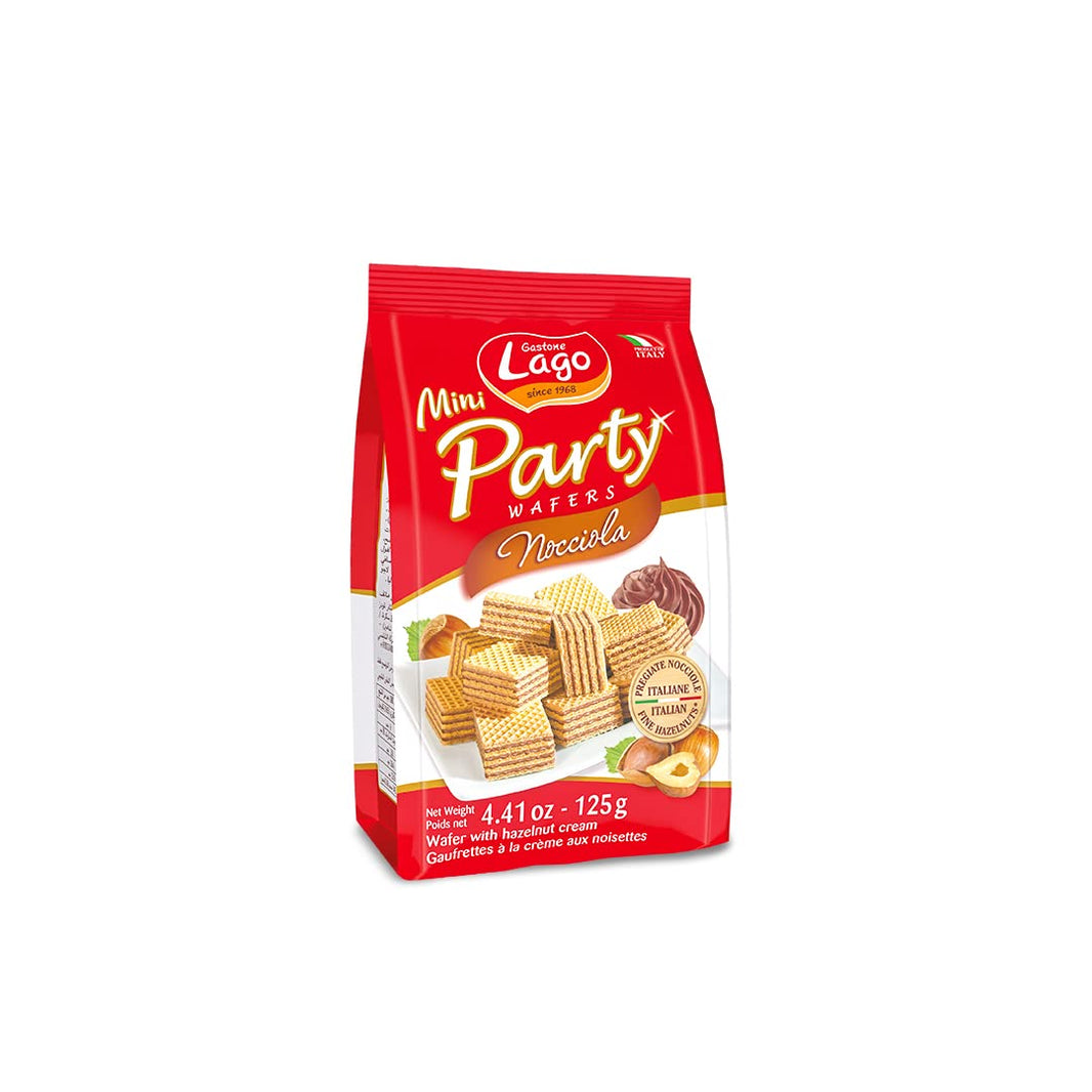 LAGO MINI PARTY WAFFERS HAZELNUT 125G