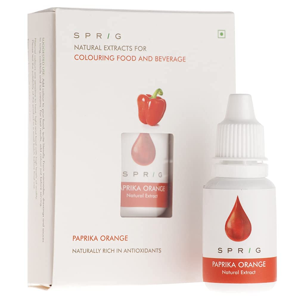 SPRIG FOOD COLOUR PAPRIKA ORANGE BX 15ml