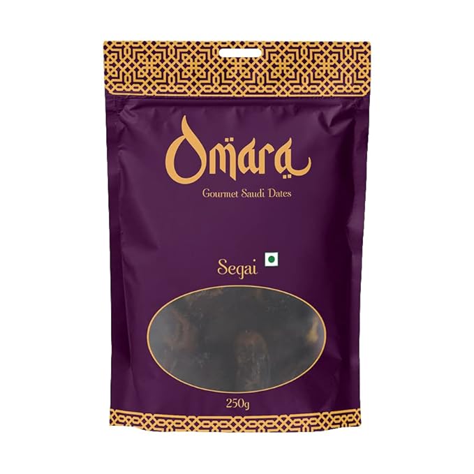 OMARA GOURMET SAUDI DATES SEGAI 250 GM