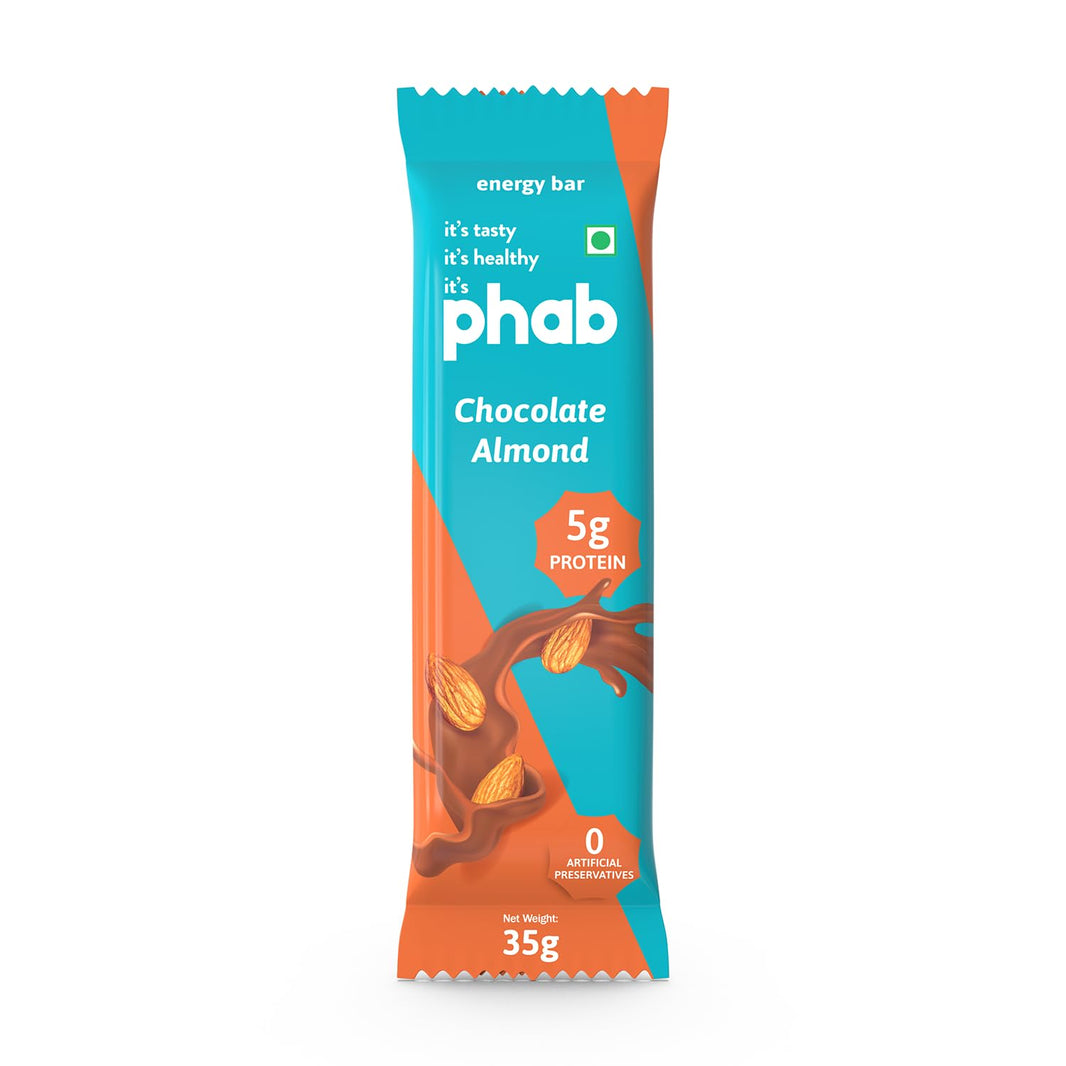 PHAB CHOCLATE ALMOND ENERGY BAR 35 GM