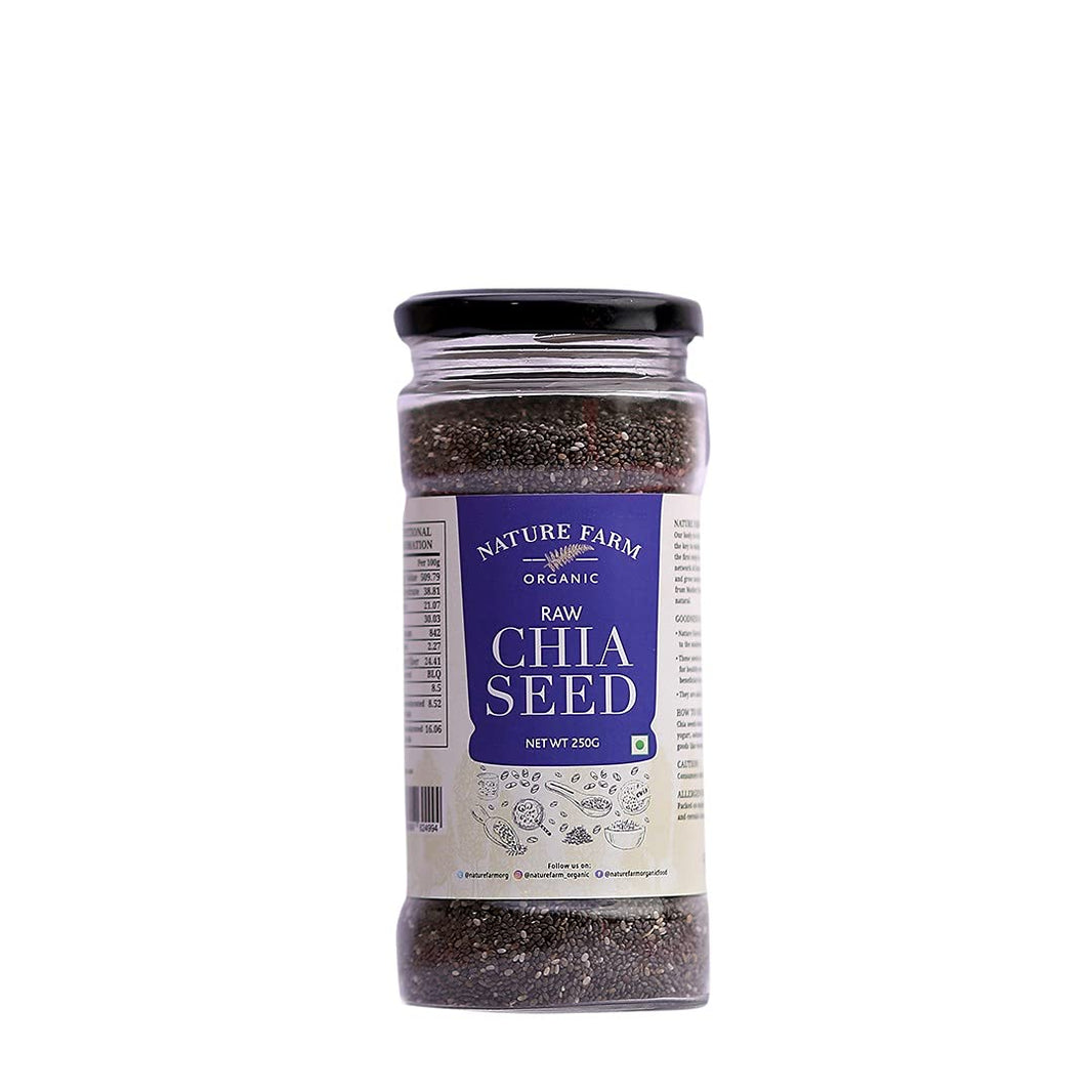 NATURE FARM ORGANIC RAW CHIA SEEDS 250 GM