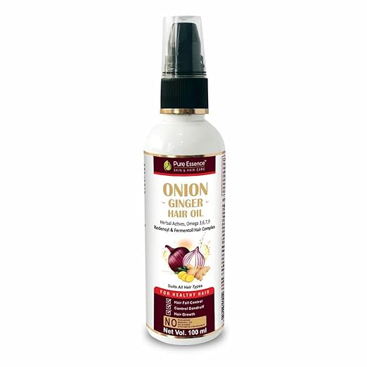 PURE ESSENCE ONION GINGER HAIR OIL 100ML