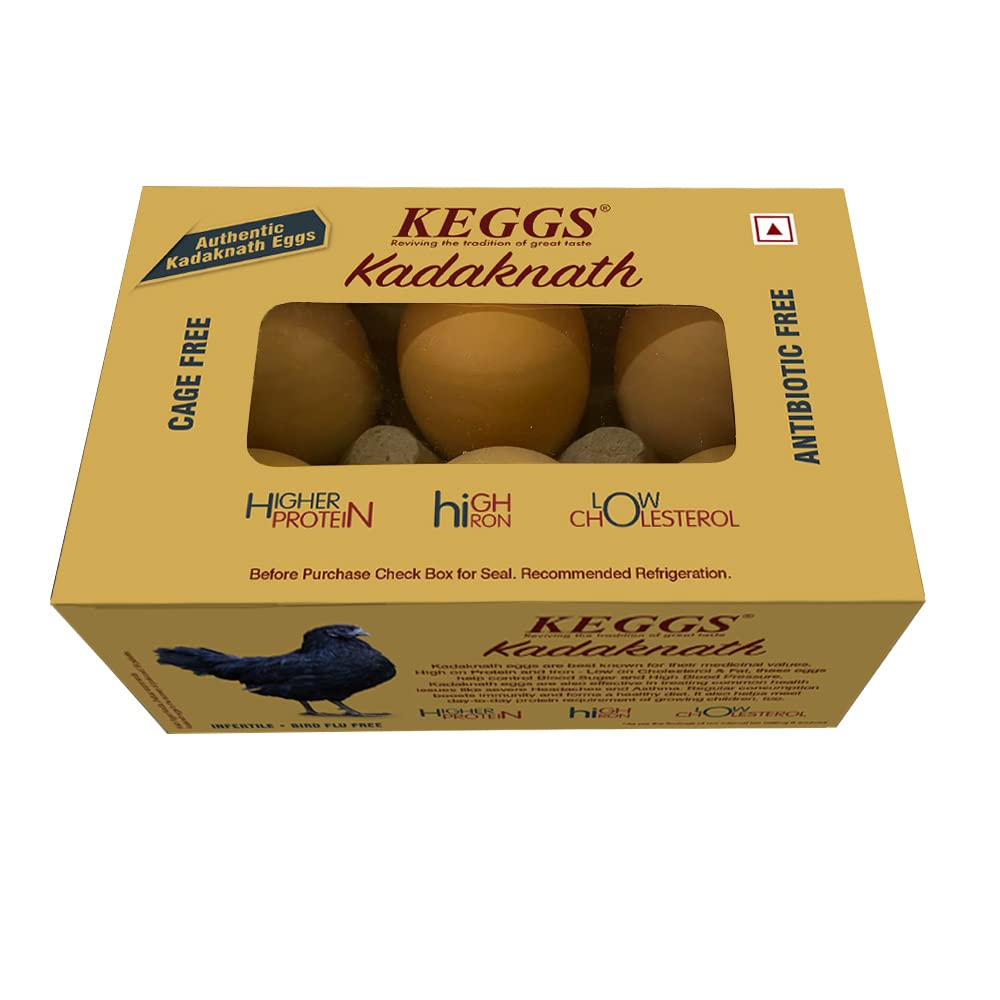 KEGGS KADAKNATH EGGS - 6 PCS