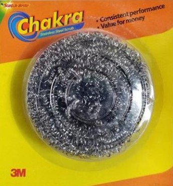 SCOTCH BRITE CHAKRA 3M STEEL SCRUB 1N