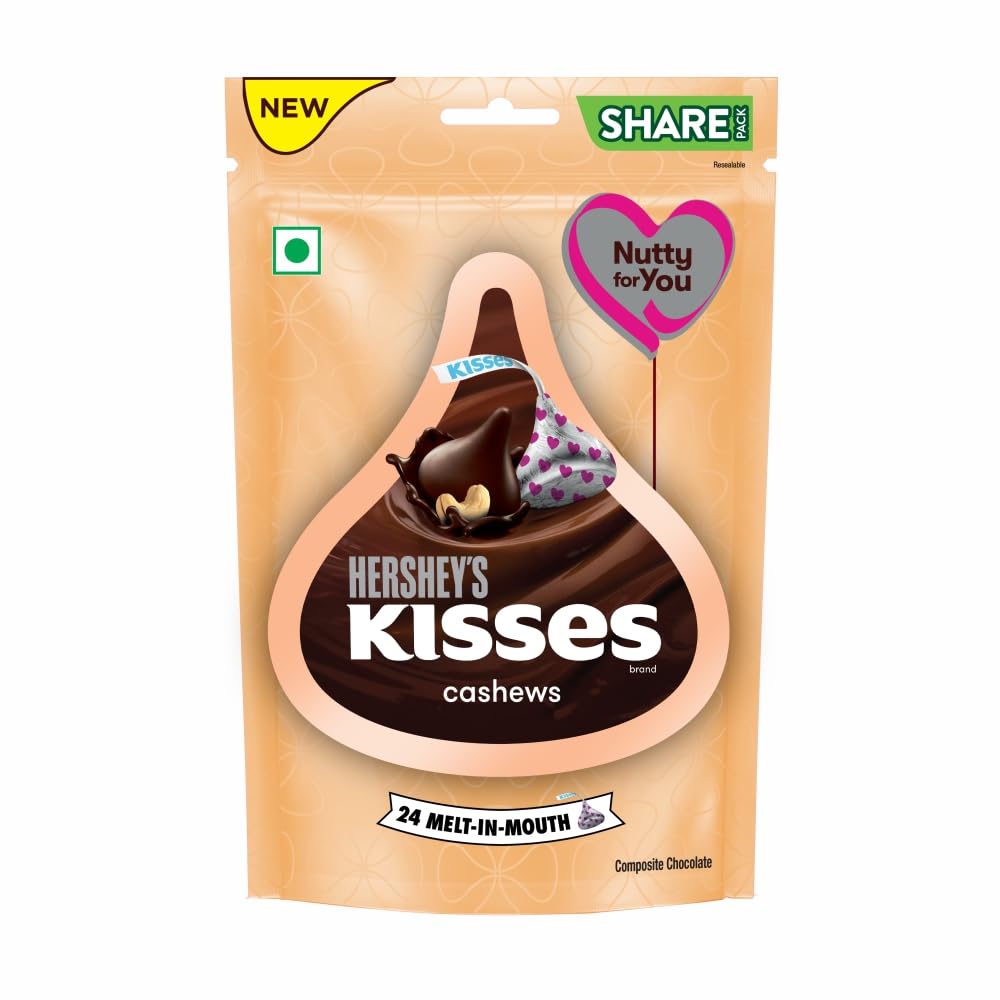 HERSHEYS KISSES CASHEWS