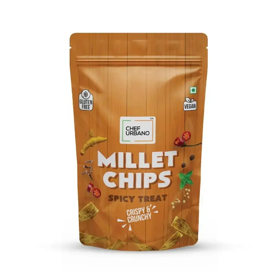 CHEF URBANO CHIPS MILLIT SPICY TREAT 75 GMS