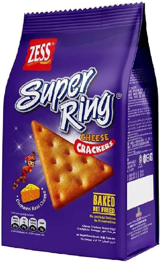 ZESS SUPER RING CHEESE CRACKERS