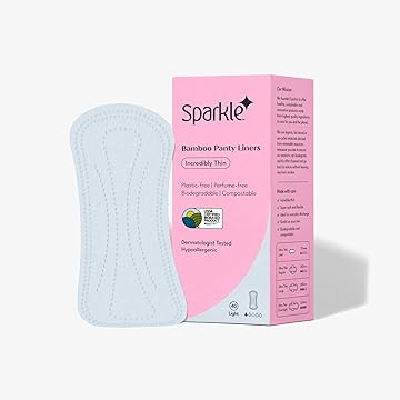 SPARKLE BAMBOO PANTY LINERS 40N